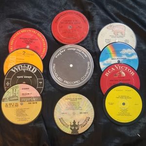 Vinylux Recycled Record Coasters